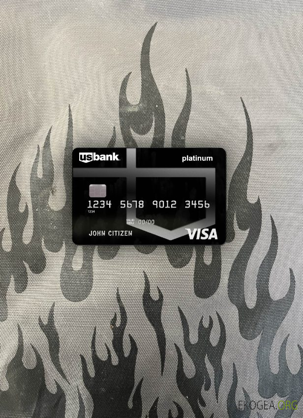 USA U.S. Bank Visa Card Platinum Photolook recto